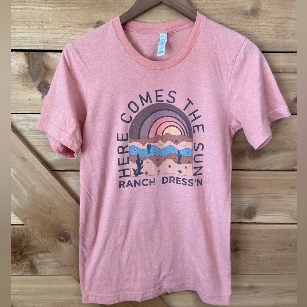 Ranch Dress’n Pink Short Sleeve Western Graphic Tee
